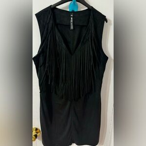 Design Lab mini fringe dress